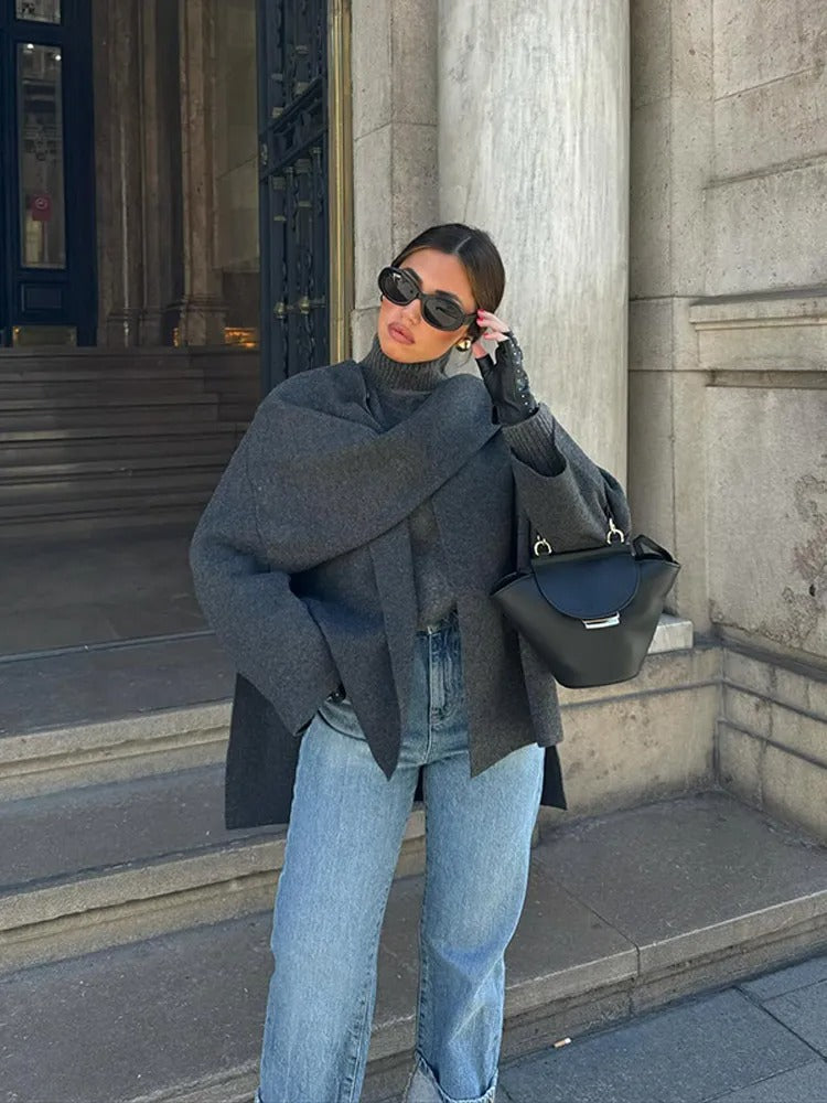 Elif | Viral cape coat