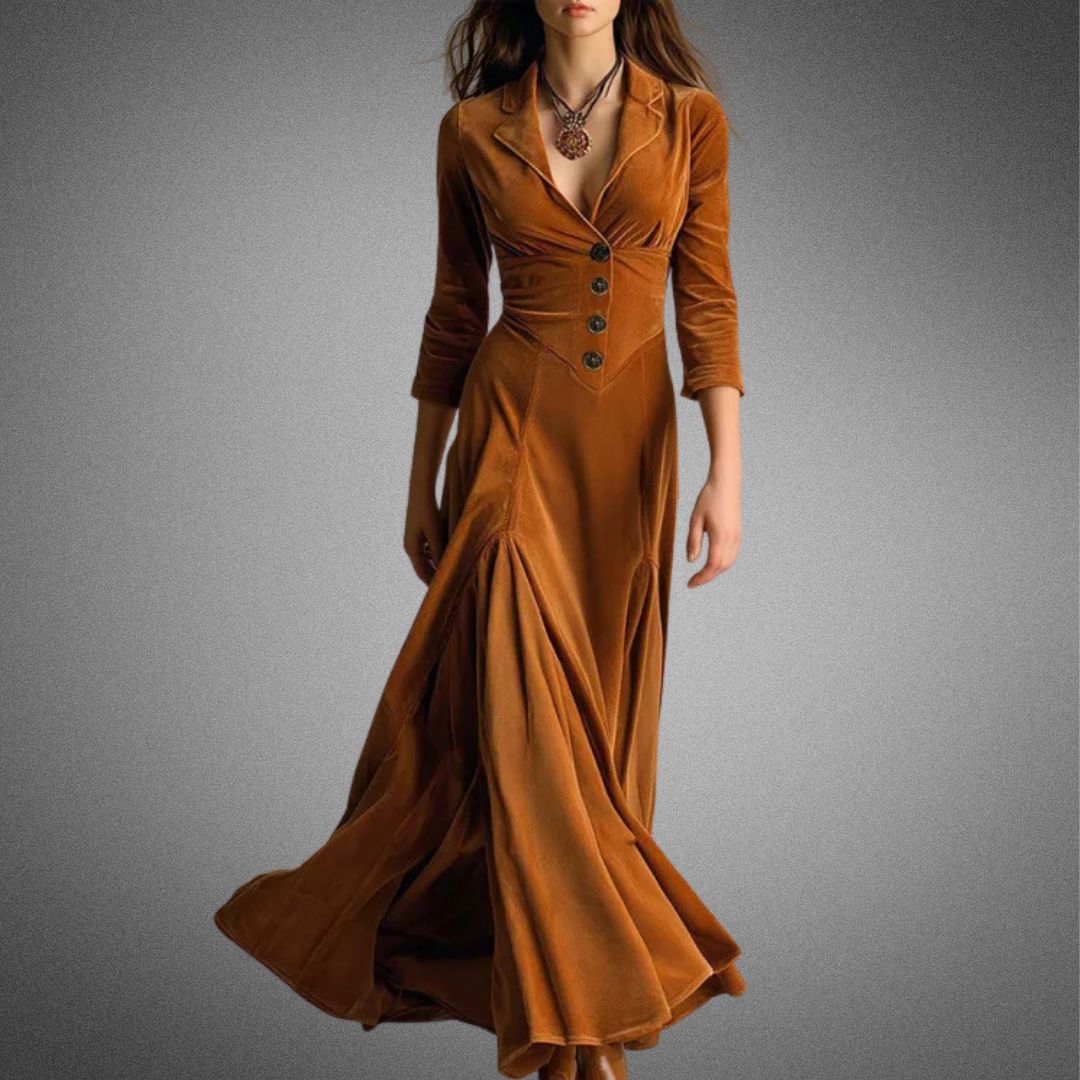 Anna | Lång Elegant Klänning