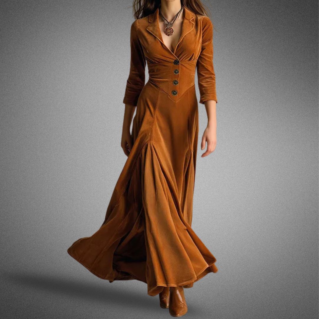 Anna | Lång Samtidsklänning