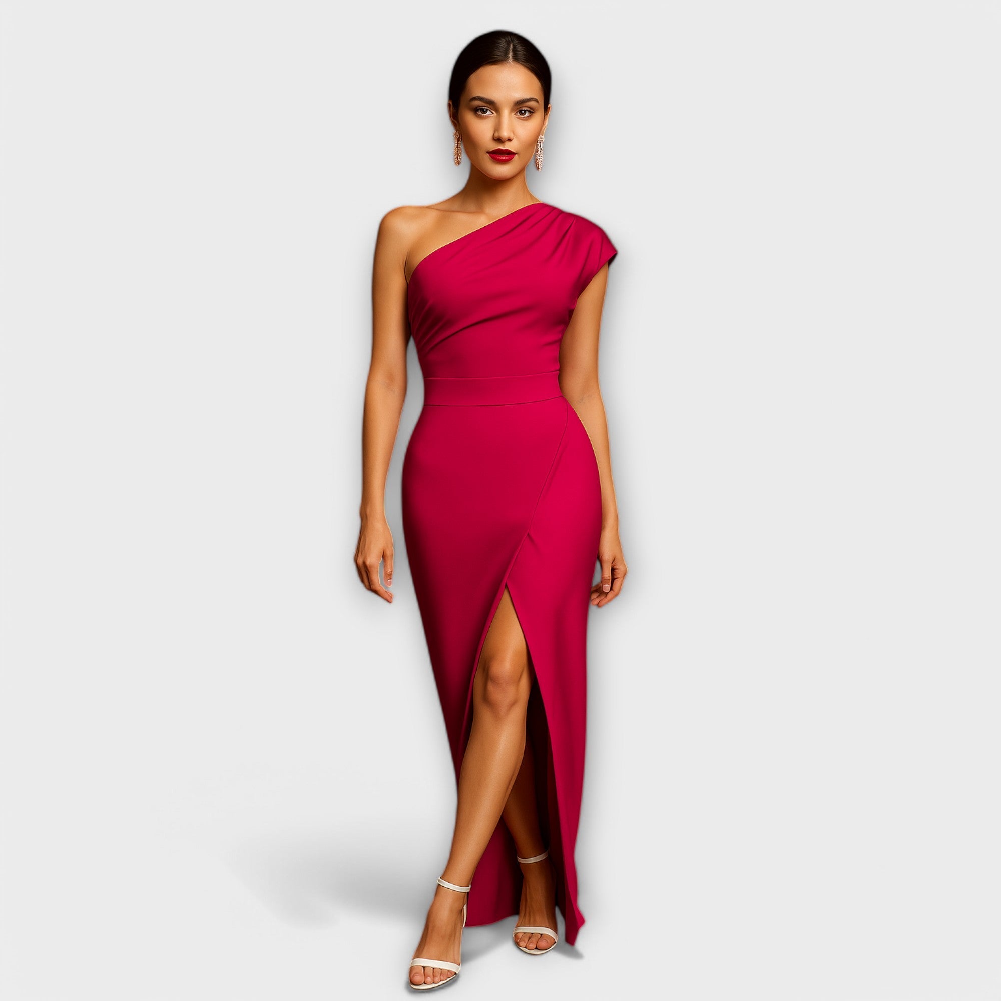 Ellene | Elegant asymmetrisk aftonklänning