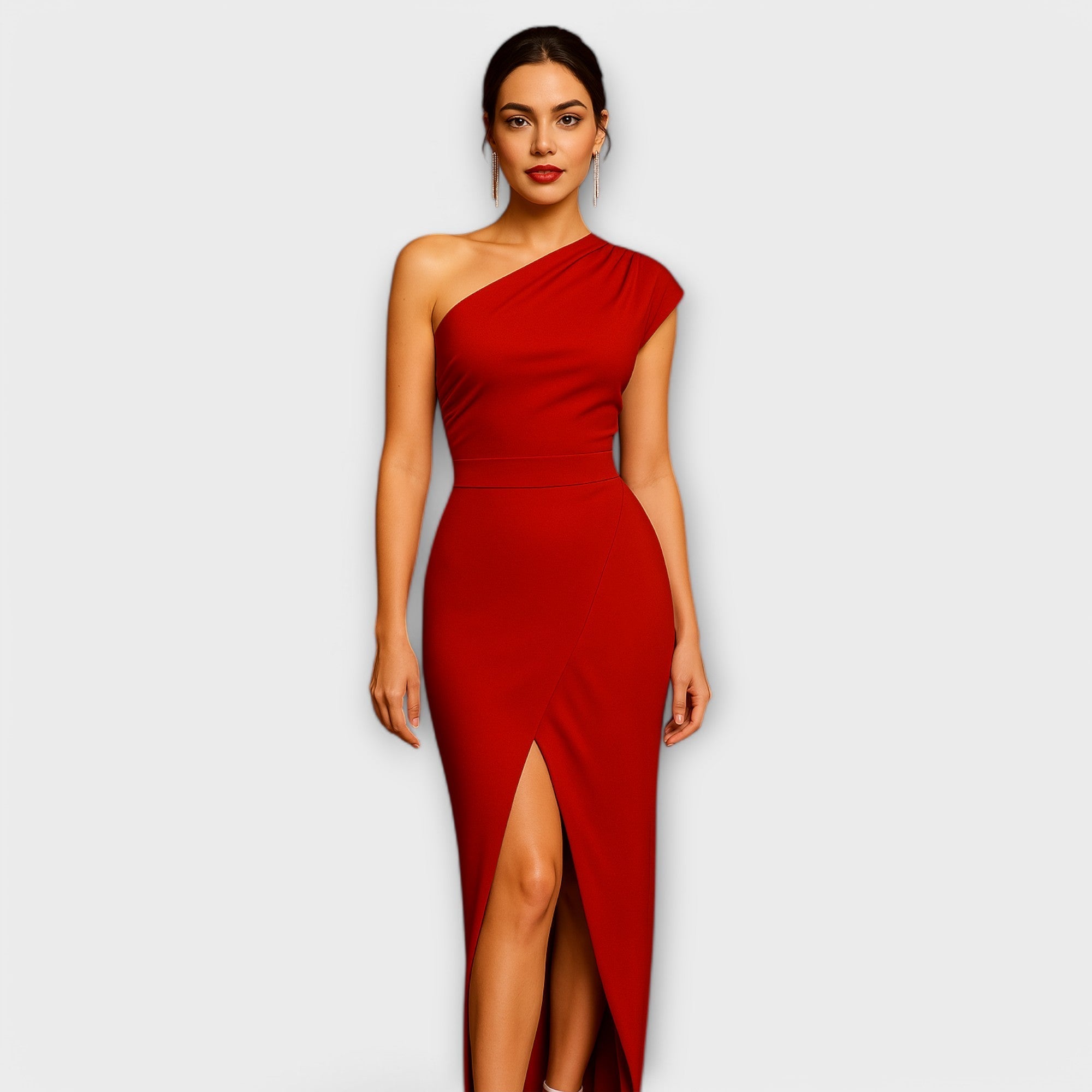 Ellene | Elegant asymmetrisk aftonklänning
