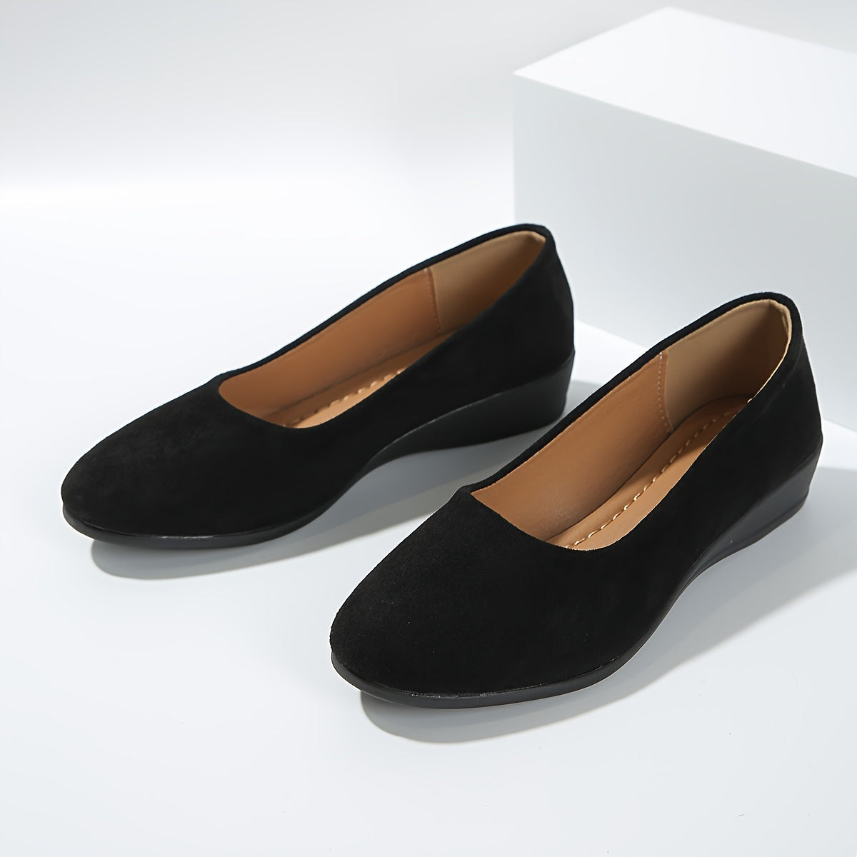Éliane | Bekväma Ballerinas med Kilklack