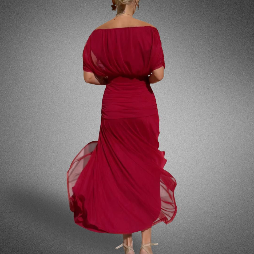 Amarra | Lång Blommig Klänning