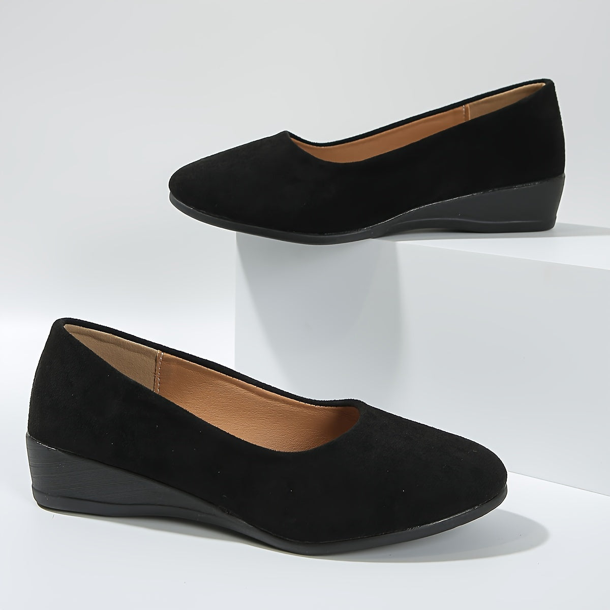 Éliane | Bekväma Ballerinas med Kilklack