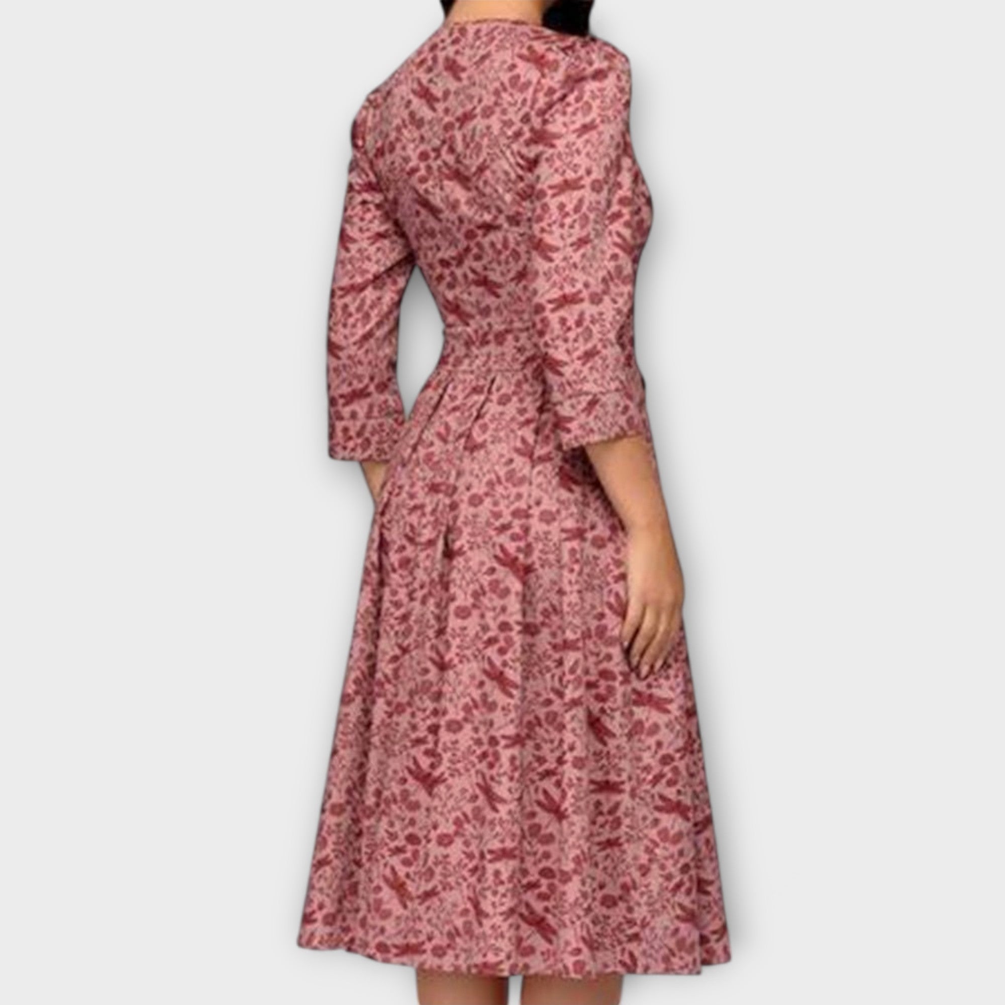 Retrozo | Elegant knälång klänning