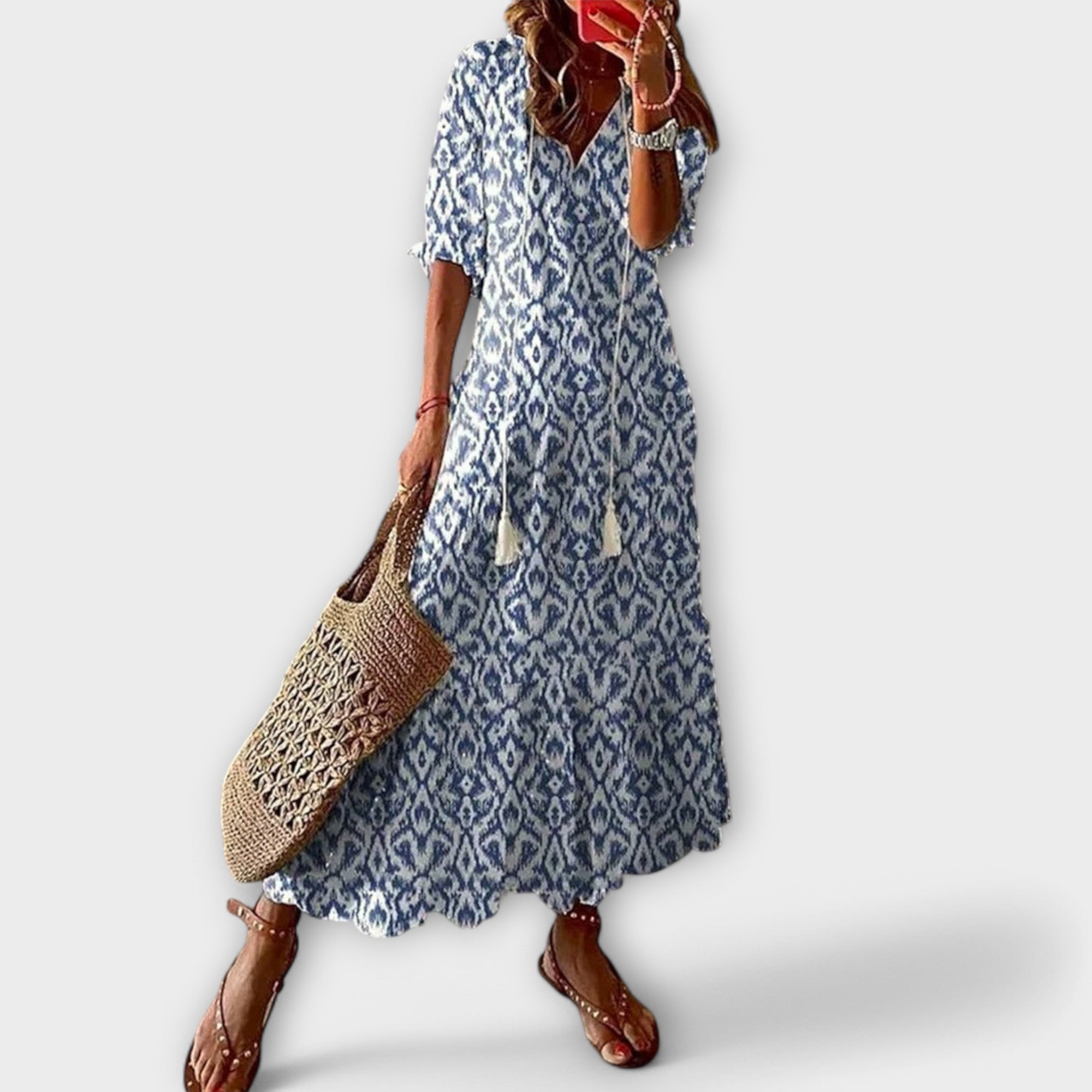 Bettina | Bohème maxiklänning