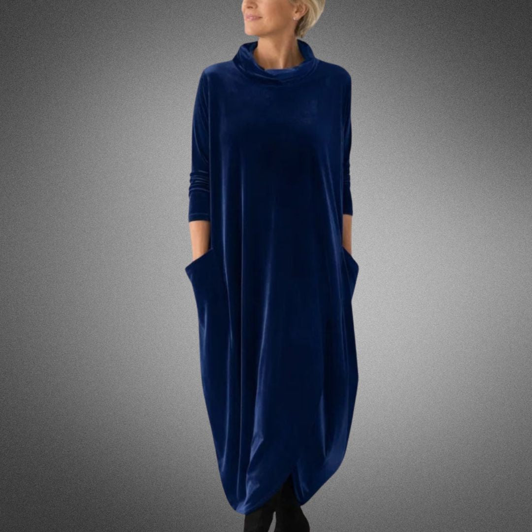 Anja | Elegant Maxiklänning med Mjukt Fall