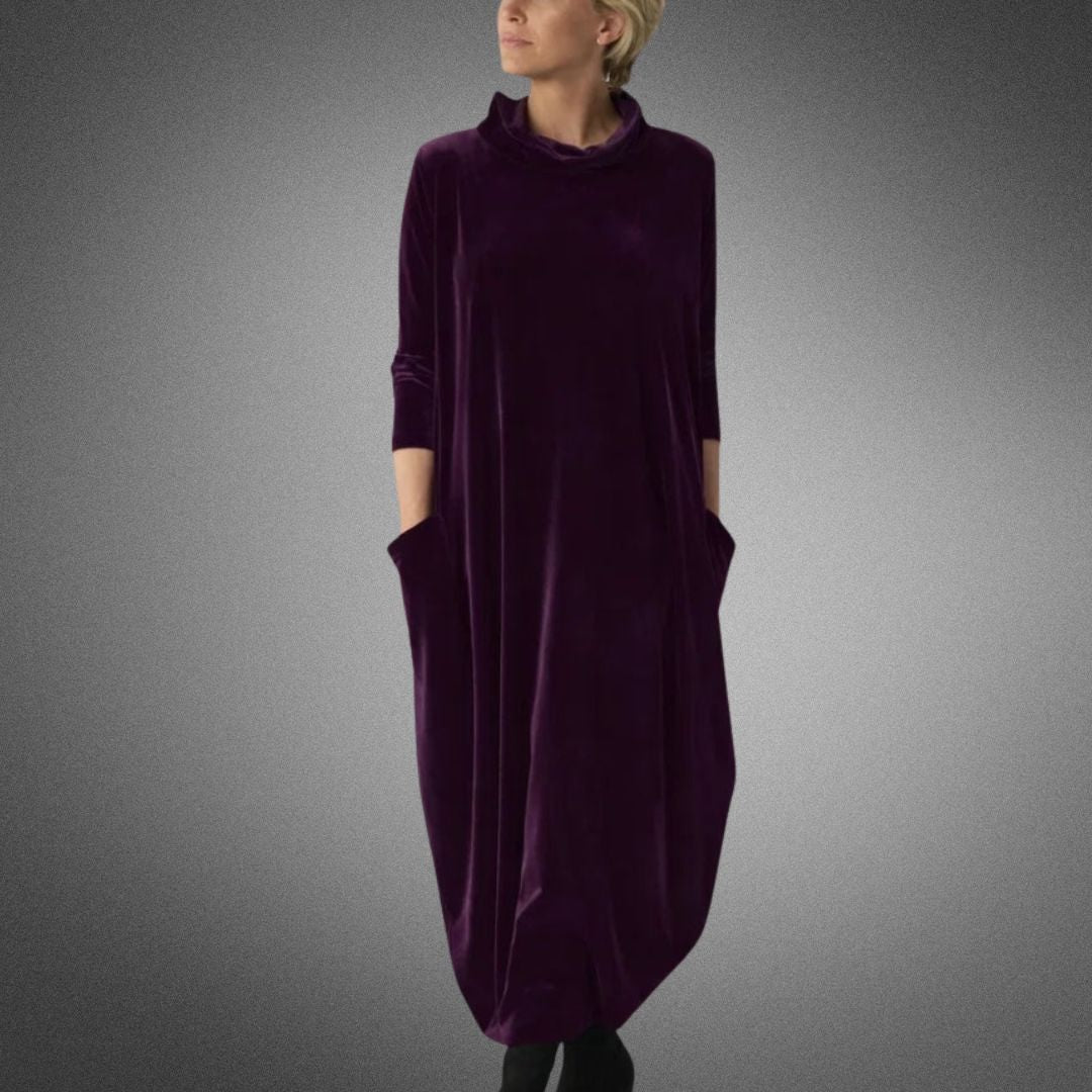 Anja | Elegant Maxiklänning med Mjukt Fall