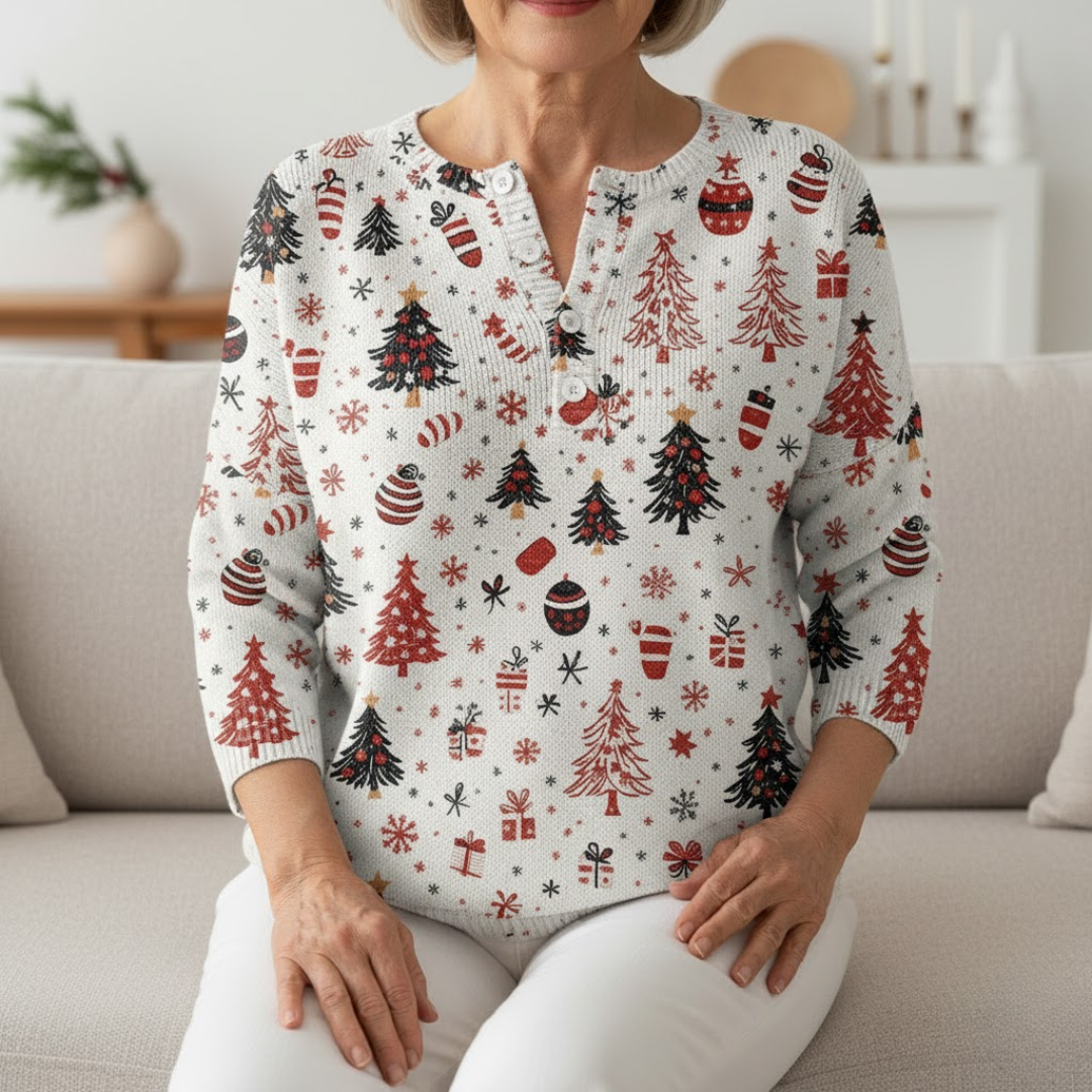 Julens | Jultröja med Knappar
