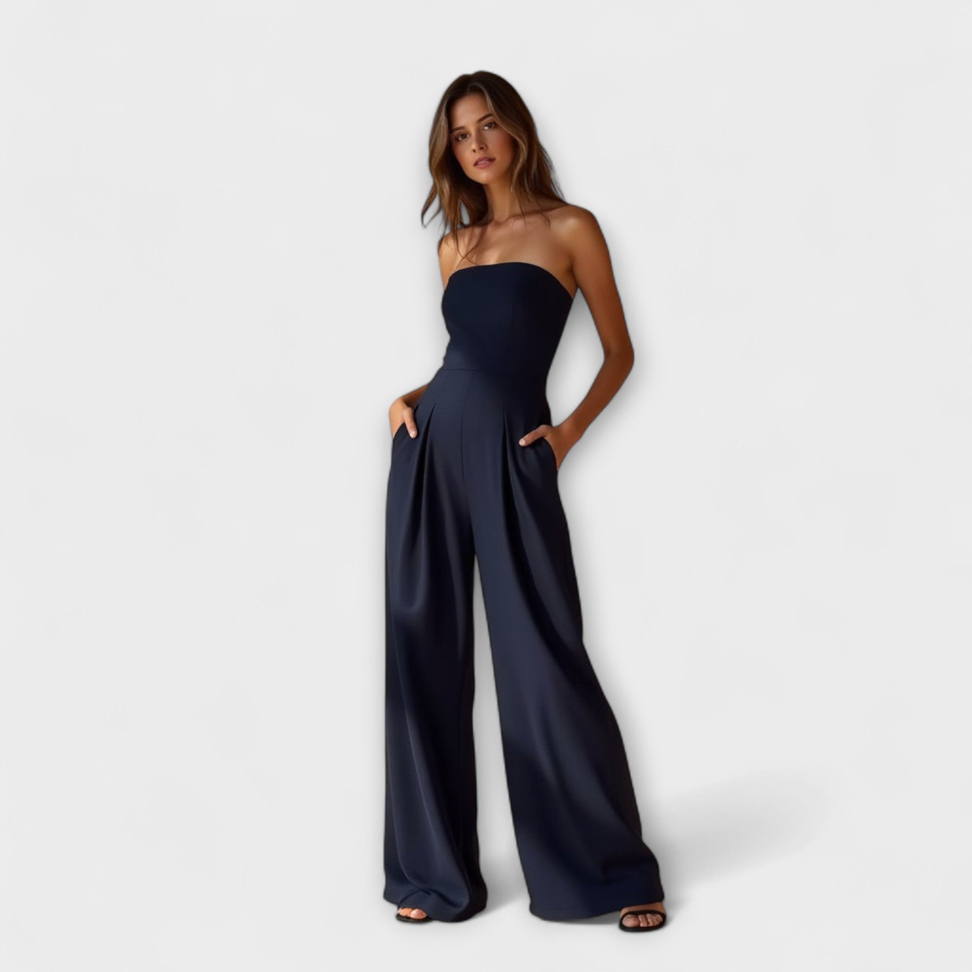 Amélie | Elegant strapless jumpsuit