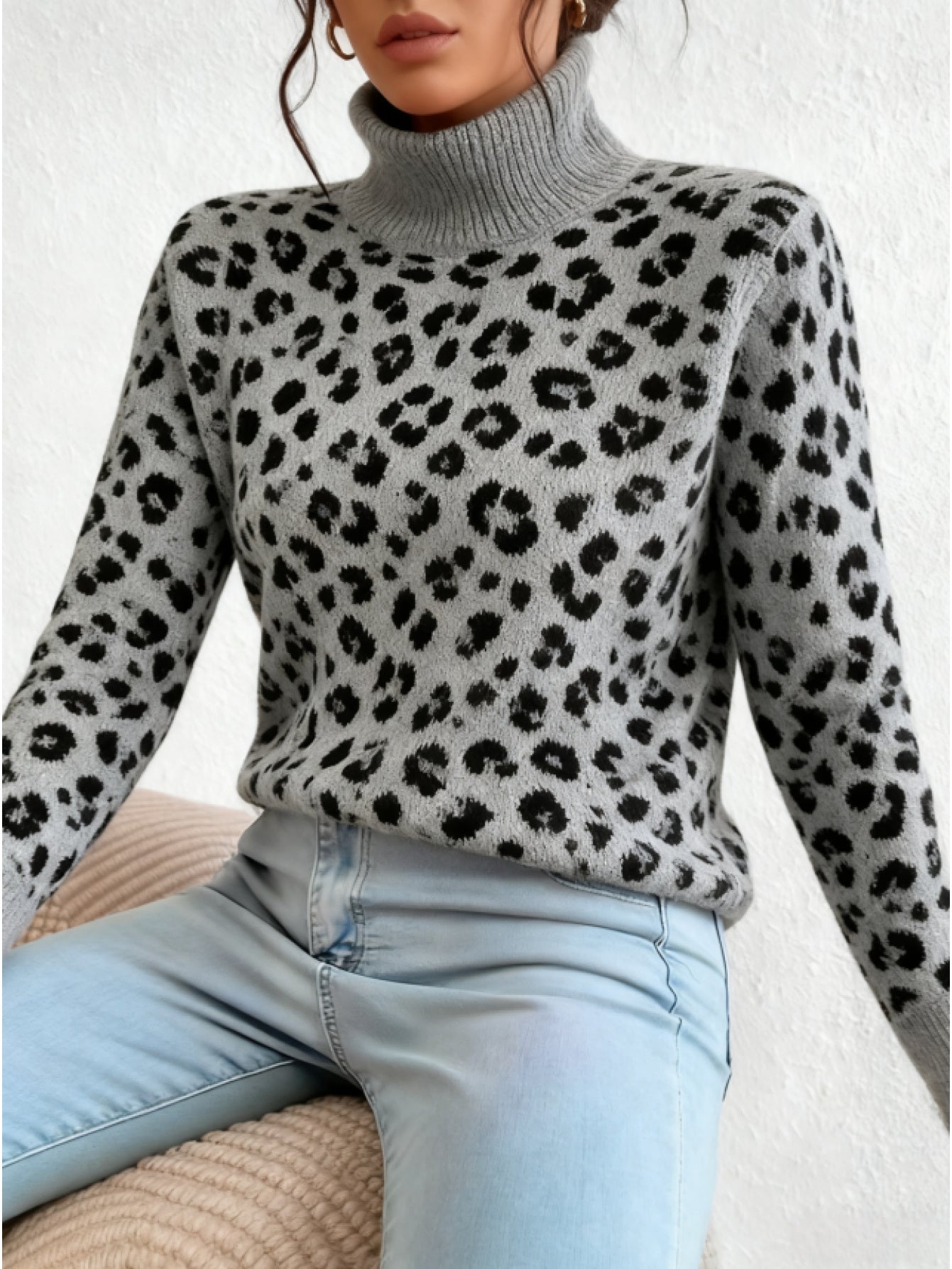 Mara | Elegant Leopardtryck Tröja