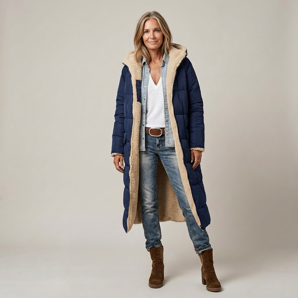 Amelia | Elegant Vändbar Kappa för Kvinnor