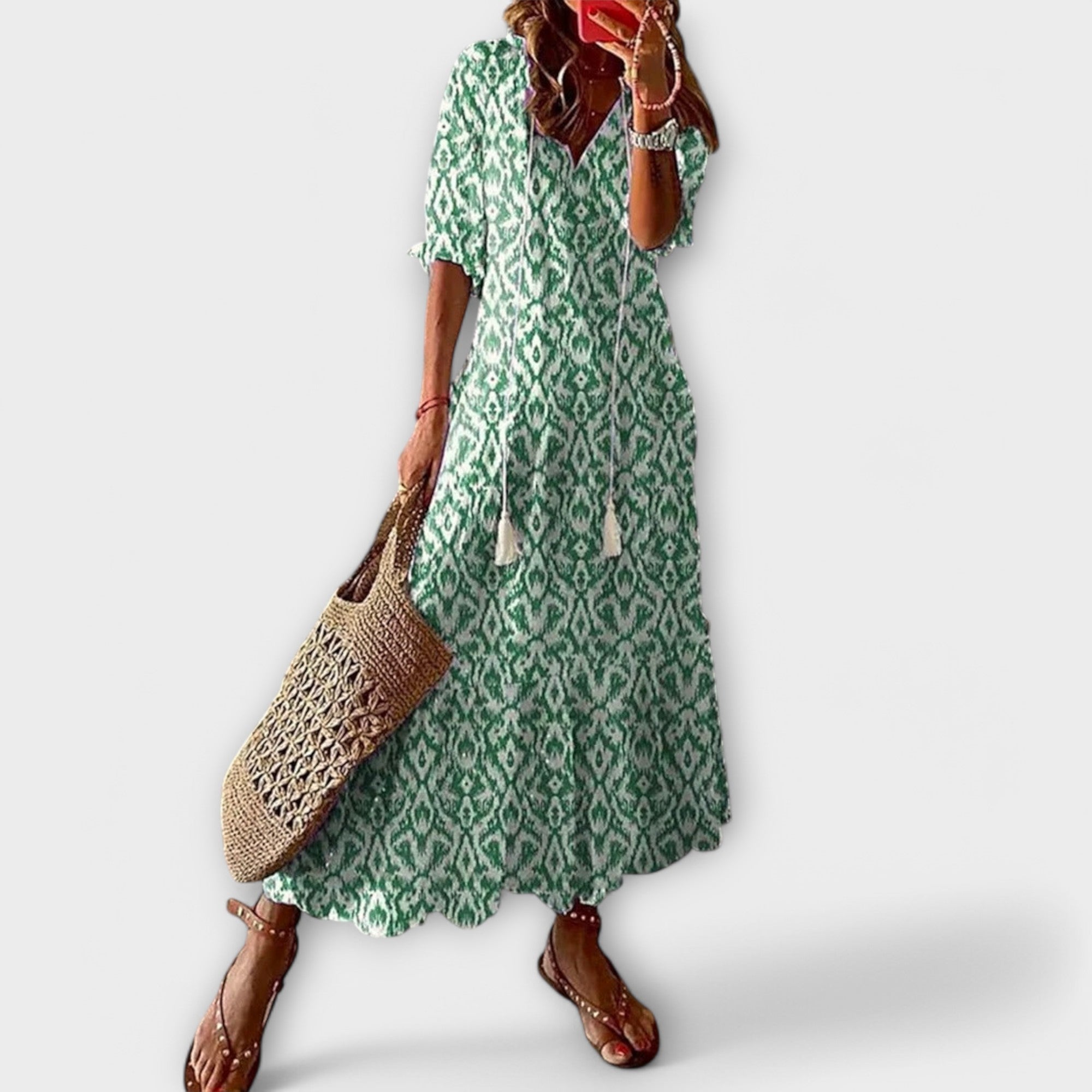 Bettina | Bohème maxiklänning